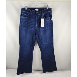 Flying Monkey Jeans Womens Plus 18W Blue Bootcut High Rise Denim (36x29) NWT